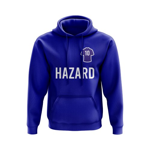 Eden Hazard Chelsea Number Hoody (Blue)