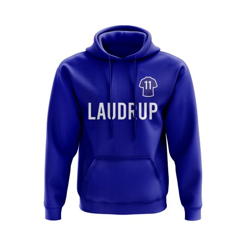 Brian Laudrup Rangers Number Hoody (Blue)