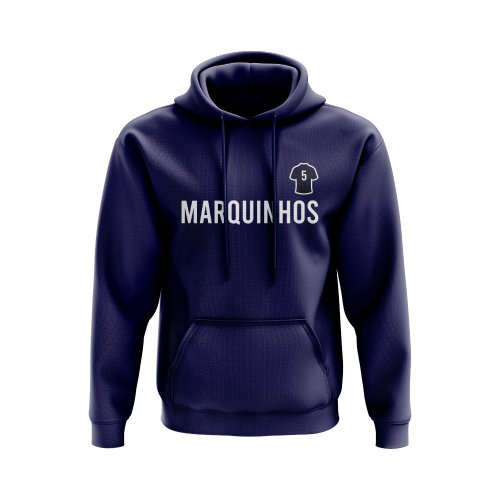 Marquinhos PSG Number Hoody (Navy)