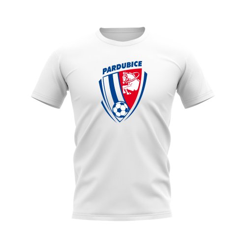 FK Pardubice Badge T-shirt (White)