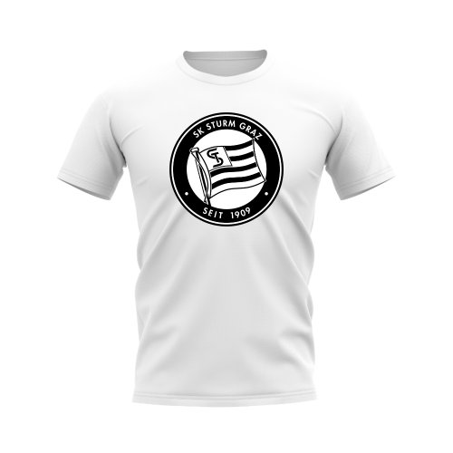 Sturm Graz Badge T-Shirt (White)