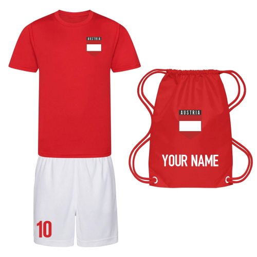 Personalised Austria Training Kit Package