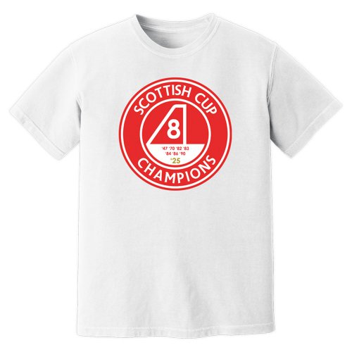 Aberdeen Scottish Cup Champions T-Shirt (White)