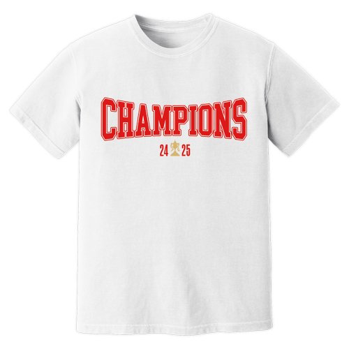 Aberdeen 2024-25 Champions T-Shirt (White)