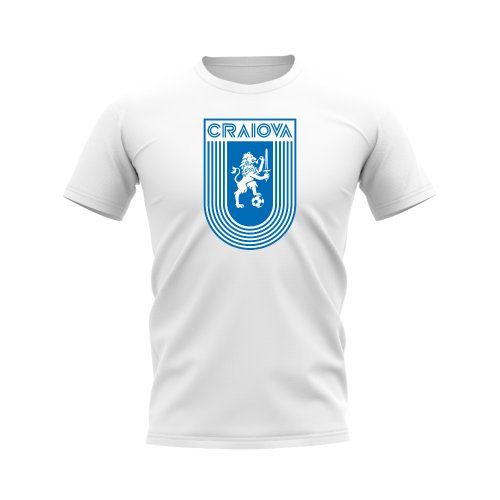 Universitatea Craiova Badge T-Shirt (White)