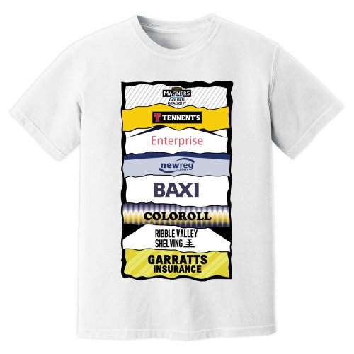 Preston Sponsor History T-Shirt (White)