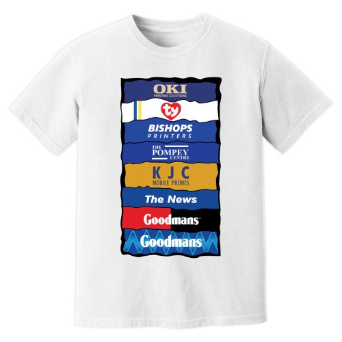 Portsmouth Sponsor History T-Shirt (White)