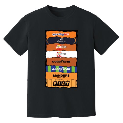 Wolves Sponsor History T-Shirt (Black)
