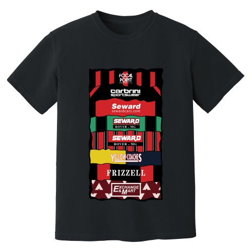 Bournemouth Sponsor History T-Shirt (Black)