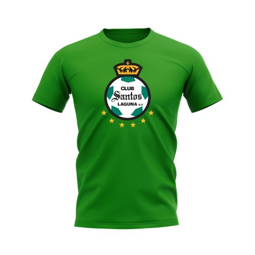Santos Laguna Badge T-Shirt - (Green)