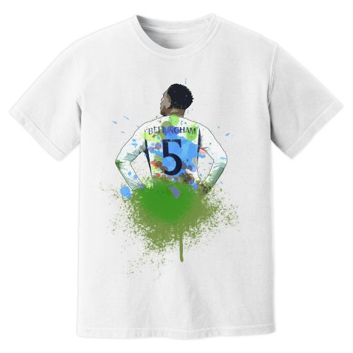 Jude Bellingham Real Madrid Art T-Shirt (White)