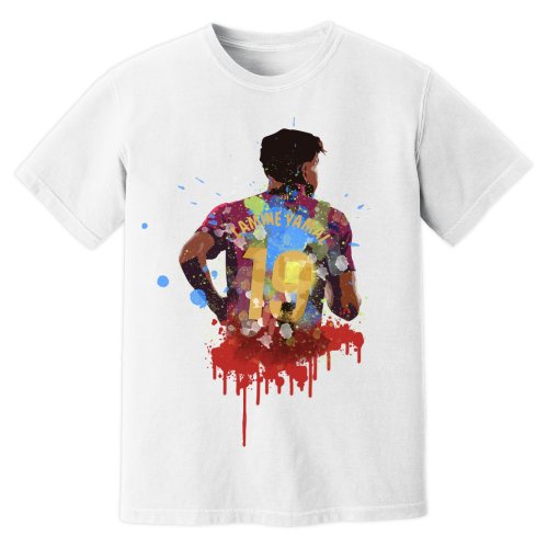 Lamine Yamal Barcelona Art T-Shirt (White)