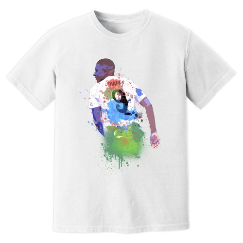 Kylian Mbappe Real Madrid Art T-Shirt (White)