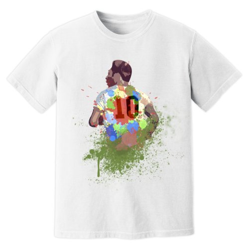 Pele Santos Art T-Shirt (White)