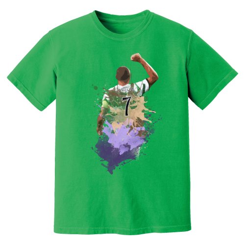 Henrik Larsson Celtic Art T-Shirt (Green)
