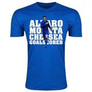 Alvaro Morata Chelsea Player T-Shirt (Blue) - Kids Alvaro Morata Chelsea Player T-Shirt (Blue) - Kids
