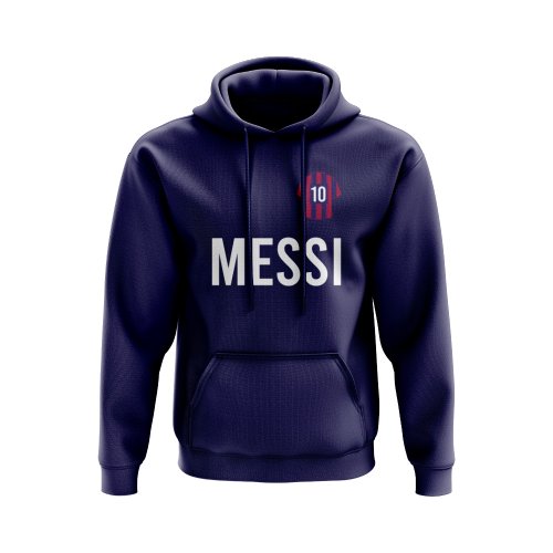Lionel Messi Barcelona Number Hoody (Navy)