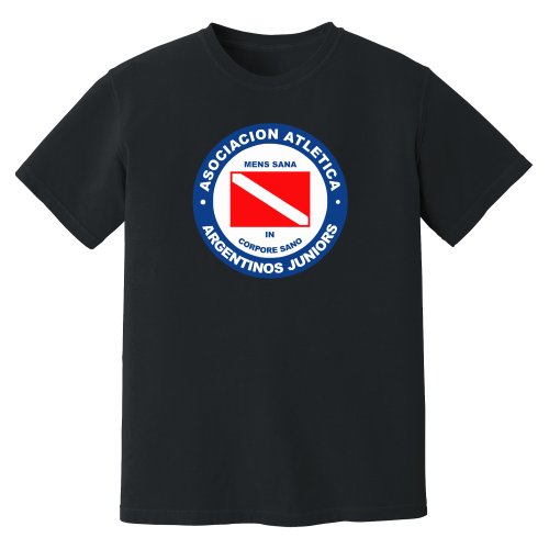 Argentinos Juniors Badge T-Shirt (Black)