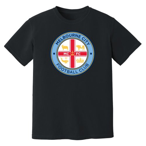 Melbourne City Badge T-Shirt (Black)