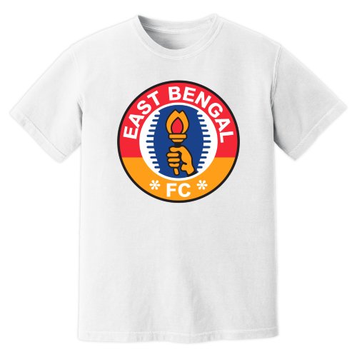 East Bengal Badge T-Shirt (White)