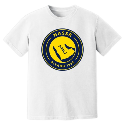 Al-Nassr Badge T-Shirt (White)
