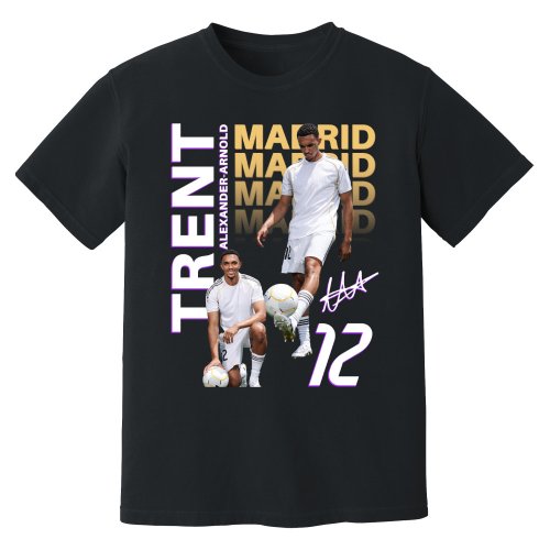 Trent Alexander-Arnold Real Madrid T-Shirt (Black)