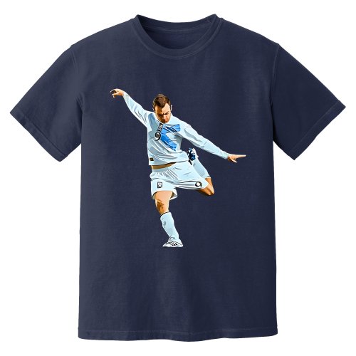 James McFadden Vs France Scotland Retro T-Shirt (Navy)