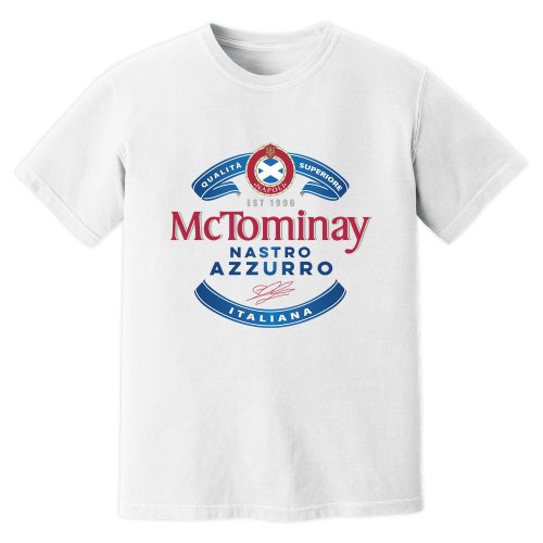 Scott McTominay Napoli Beer T-Shirt (White)