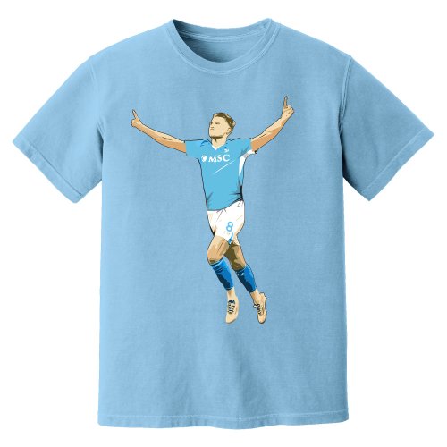 Scott McTominay Napoli Celebration T-Shirt (Sky)