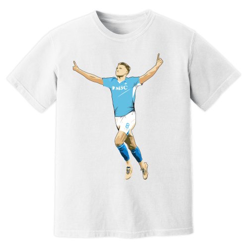 Scott McTominay Napoli Celebration T-Shirt (White)