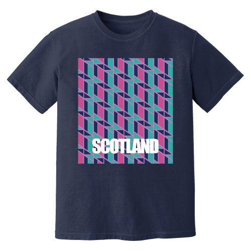 Scotland 1990 Retro T-Shirt (Black)