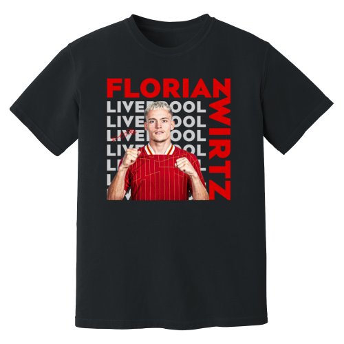Florian Wirtz Liverpool New Signing T-Shirt (Black)