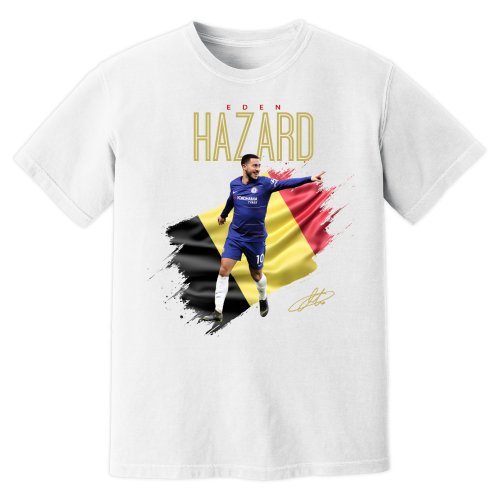 Eden Hazard Chelsea Celebration T-Shirt (White)