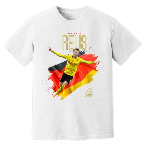 Marco Reus Dortmund Celebration T-Shirt (White)