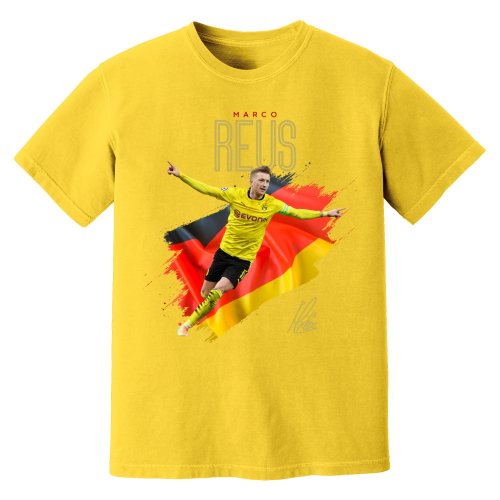 Marco Reus Dortmund Celebration T-Shirt (Yellow)