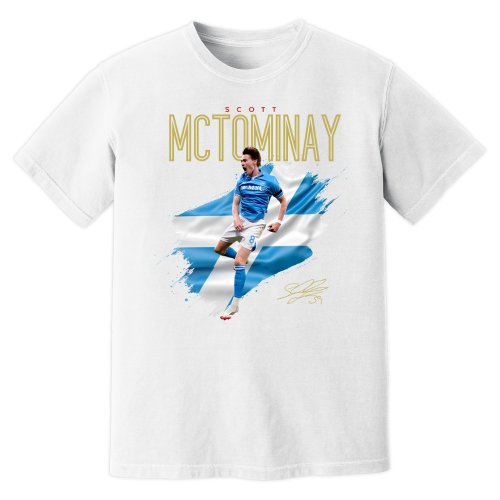 Scott McTominay Napoli Celebration White T-Shirt