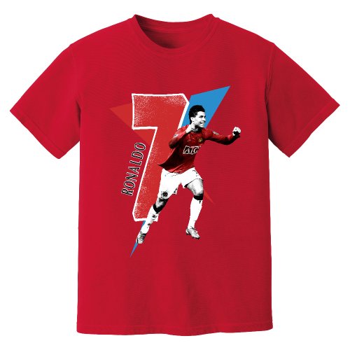 Cristiano Ronaldo Man United Premier League Legend T-Shirt (Red)