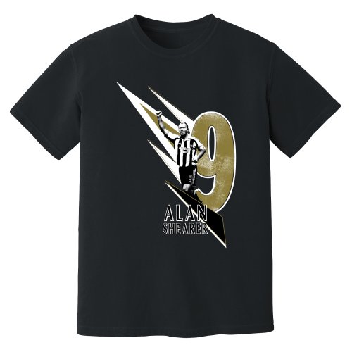 Alan Shearer Newcastle United Premier League Legend T-Shirt (Black)