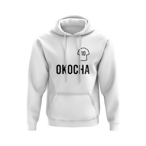 Jay Jay Okocha Bolton Wanderers Number Hoody (White)
