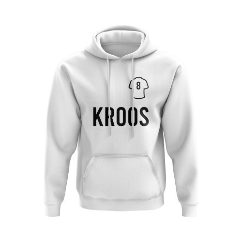 Toni Kroos Real Madrid Number Hoody (White)