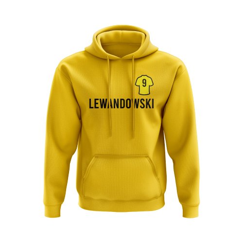 Robert Lewandowski Dortmund Number Hoody (Yellow)
