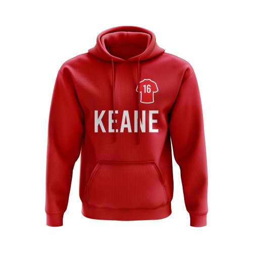 Roy Keane Man United Number Hoody (Red)