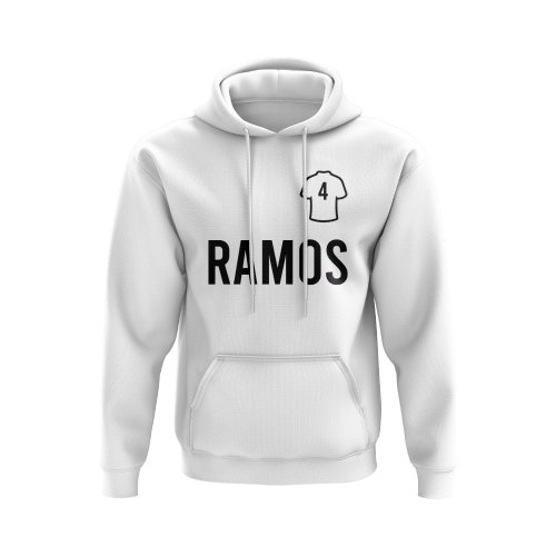 Sergio Ramos Real Madrid Number Hoody (White)