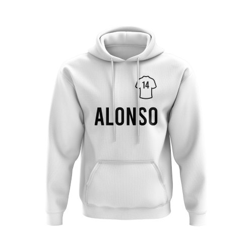 Xabi Alonso Real Madrid Number Hoody (White)