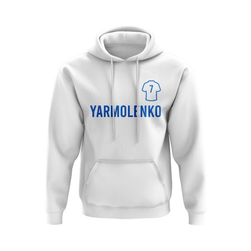 Andriy Yarmolenko Dynamo Kyiv Number Hoody (White)