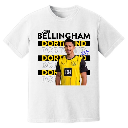 Jobe Bellingham Dortmund New Signing T-Shirt (White)