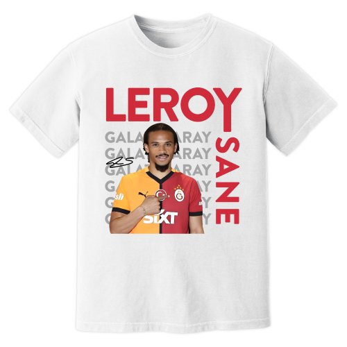 Leroy Sane Galatasaray New Signing T-Shirt (White)