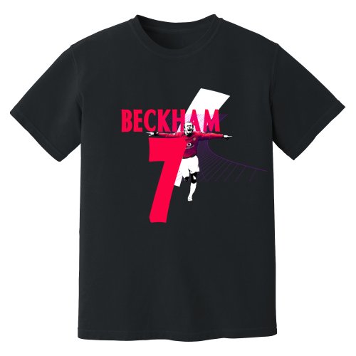 David Beckham Man United Premier League Legend T-Shirt (Black)