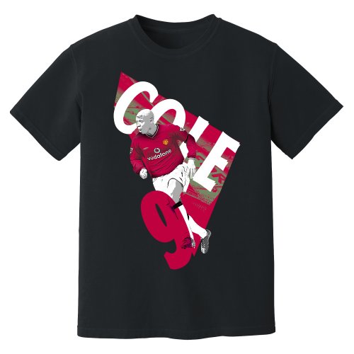 Andy Cole Man United Premier League Legend T-Shirt (Black)