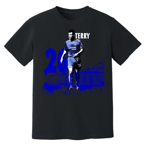 John Terry Chelsea Premier League Legend T-Shirt (Black)